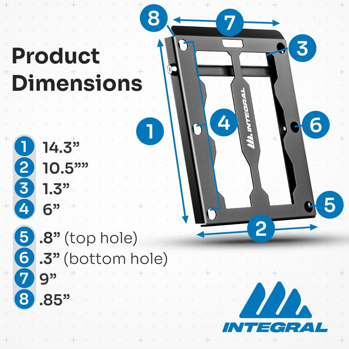 Integral Locking Plate - Universal - Compatible with Milwaukee Tool Packout Organizers