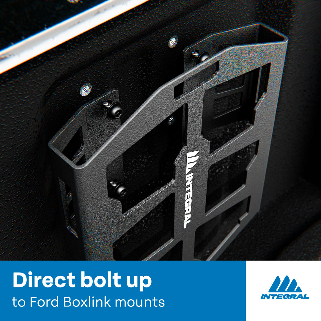 Integral Boxlink Plate (Half) - Ford F150 & RAPTOR (2015+), Super Duty (2017+) - Compatible with Milwaukee Tool Packout Organizers