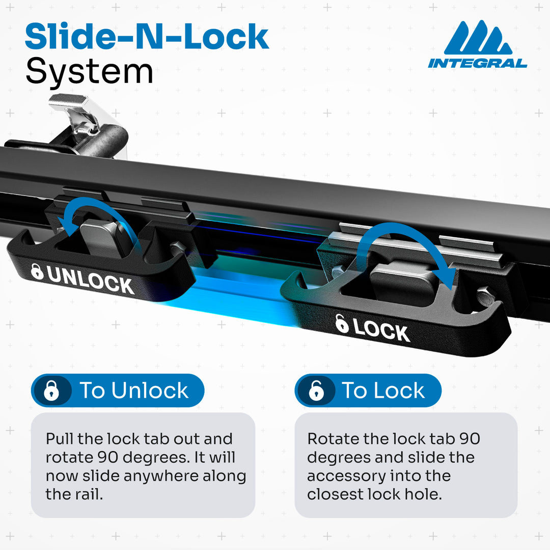 Integral Rails - Bedside Rail System - Chevrolet Silverado & GMC Sierra 2500/3500 (2020+ 6'9" Bed Only)