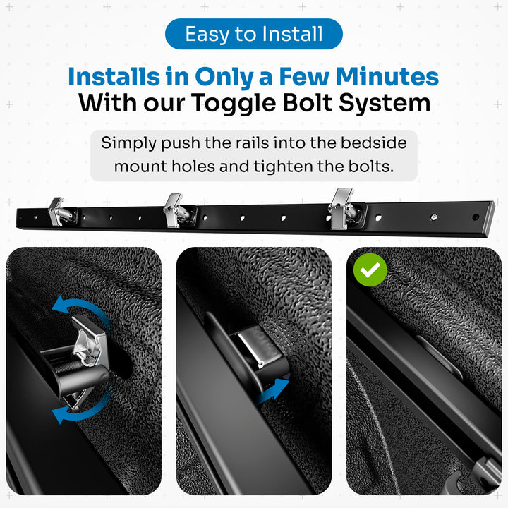 Integral Rails + Panel Kit - Chevrolet Silverado & GMC Sierra HD 2020+ (6'9" Bed Only)