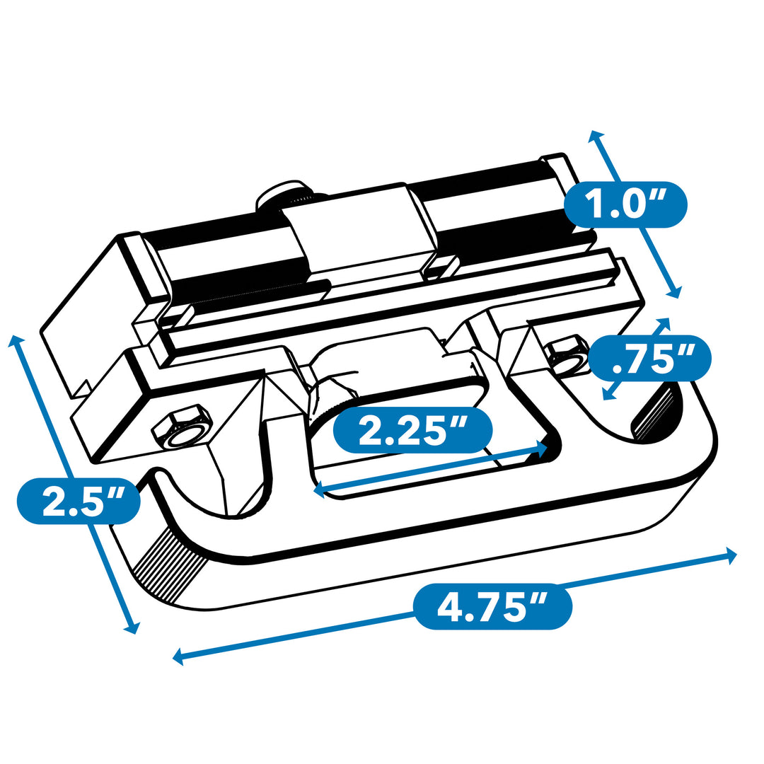 Tie-Down Cleat for Integral Rails
