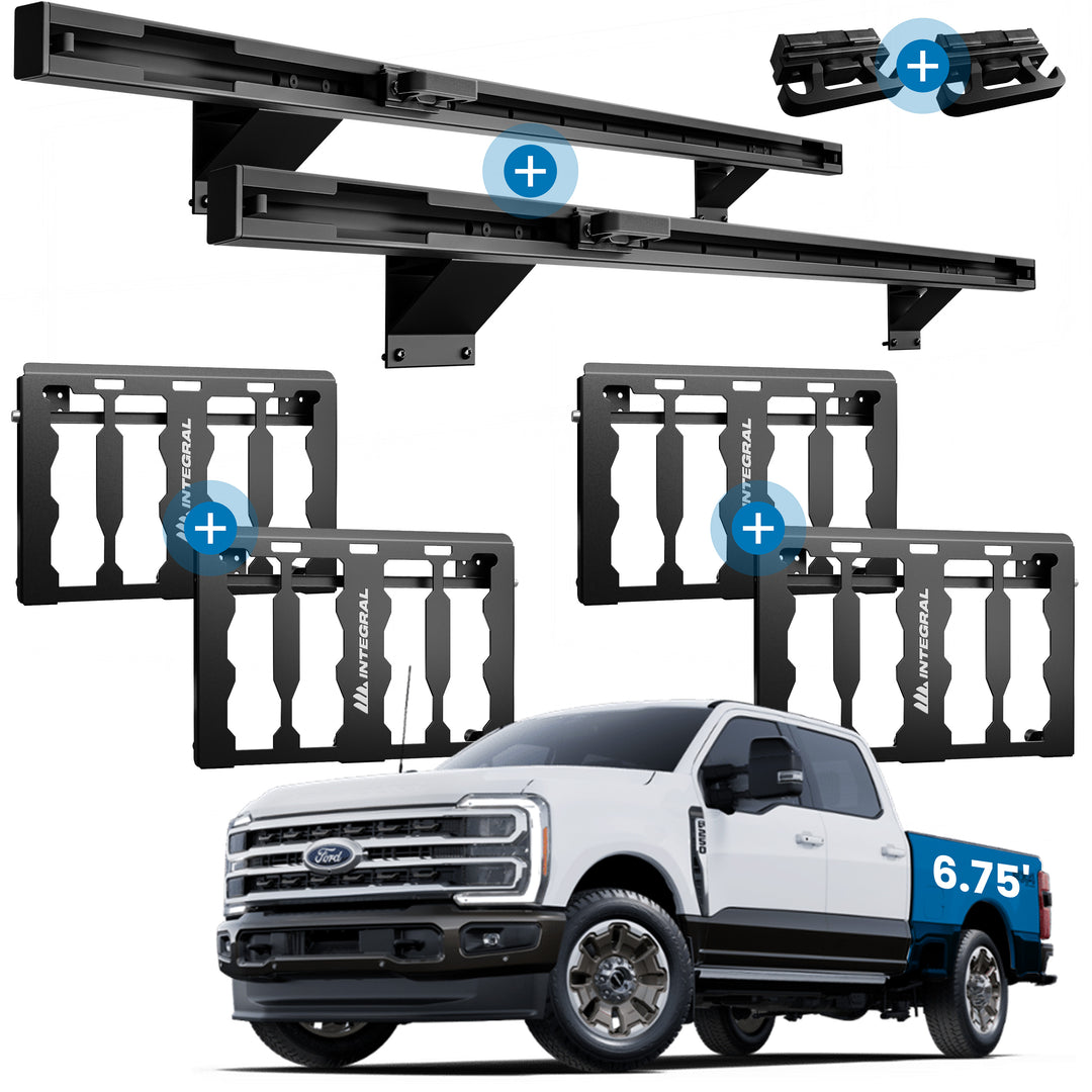 Integral Rail + Double Panel Bundle - Ford Super Duty (6.75' Bed)