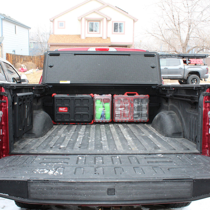 Integral Bulkhead Rail with Panel Kit - F150/Raptor (2015+) - Compatible with Milwaukee Tool Packout Organizers