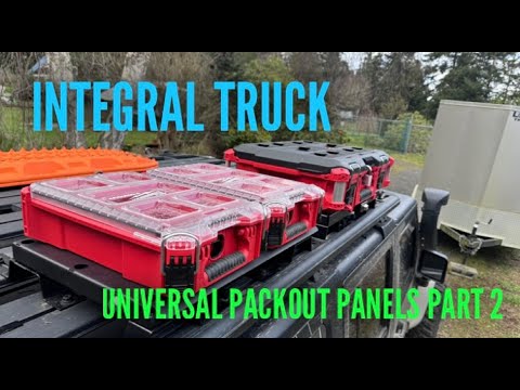 Integral Locking Plate - Universal - Compatible with Milwaukee Tool Packout Organizers