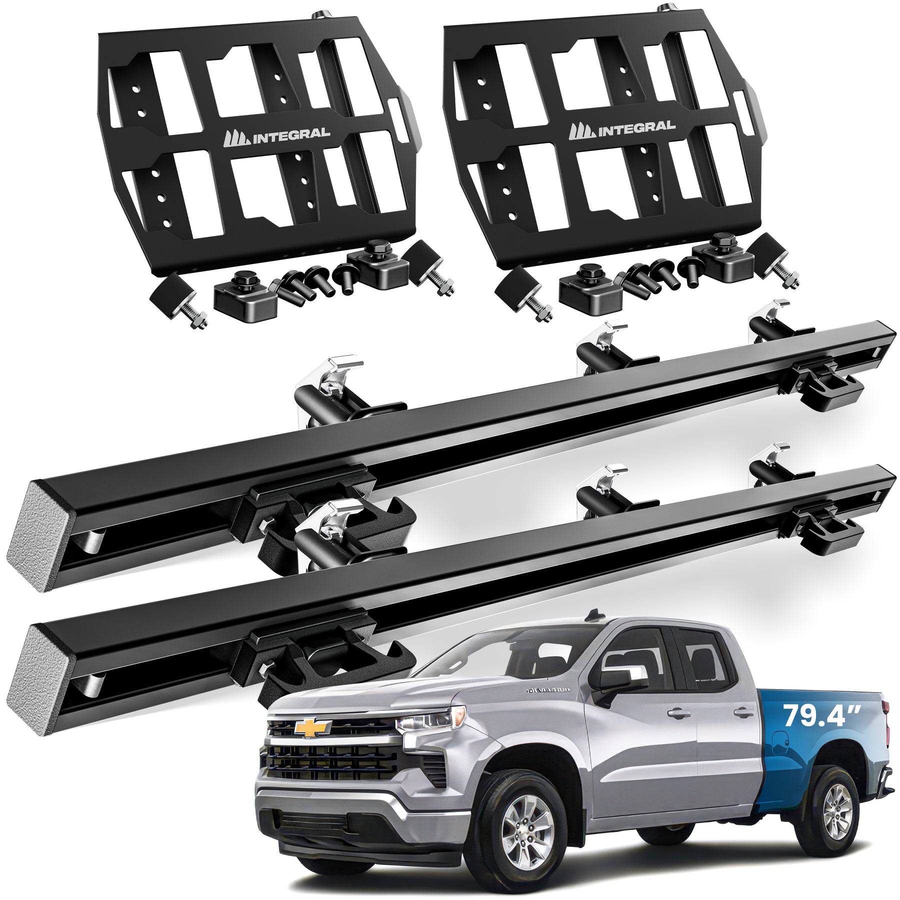 Integral Rails + Panel Kit - Chevrolet Silverado & GMC Sierra 1500 (20 ...