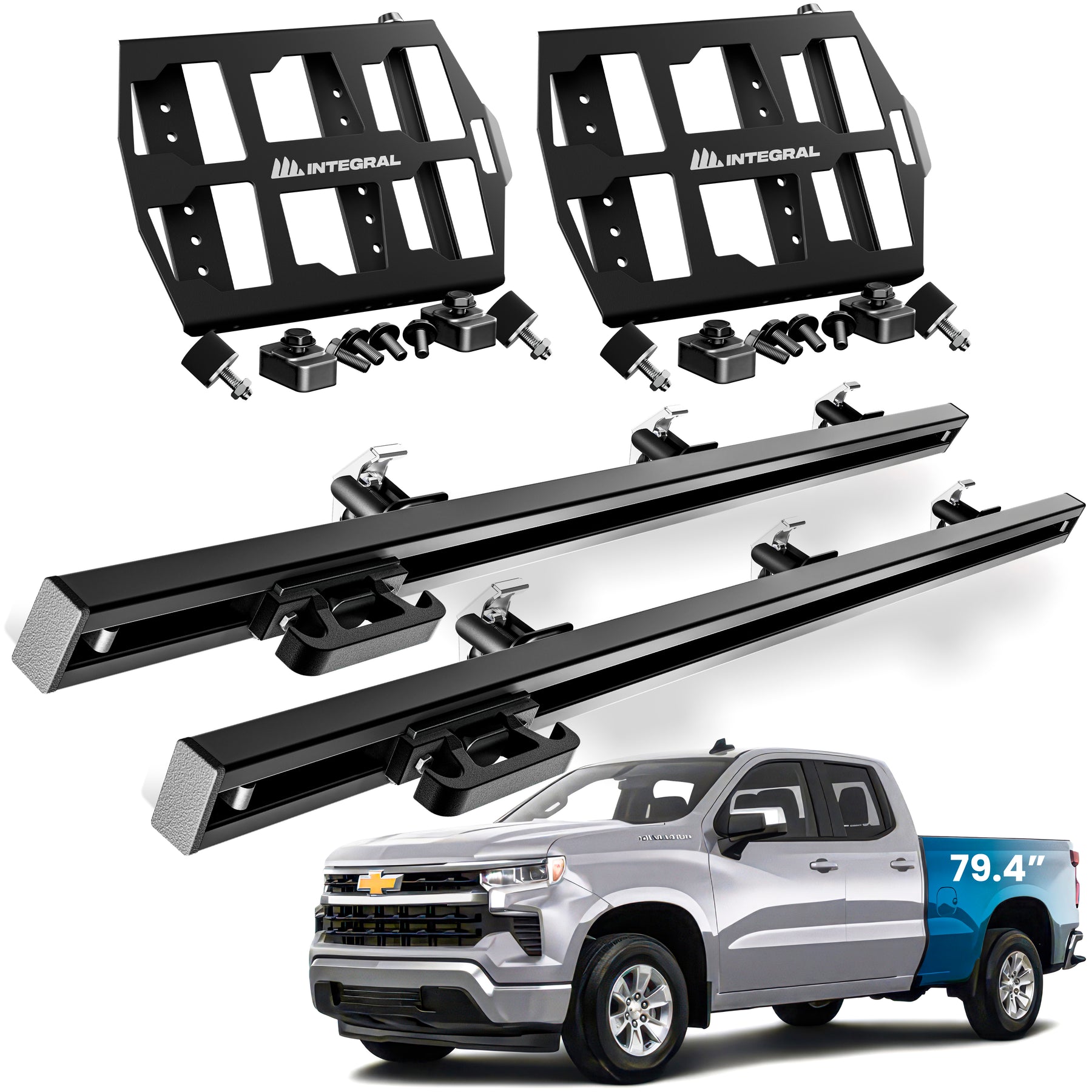 Gmc Box Rails Integral Rails + Panel Kit - Chevrolet Silverado & GMC Sierra 1500 (20 ...