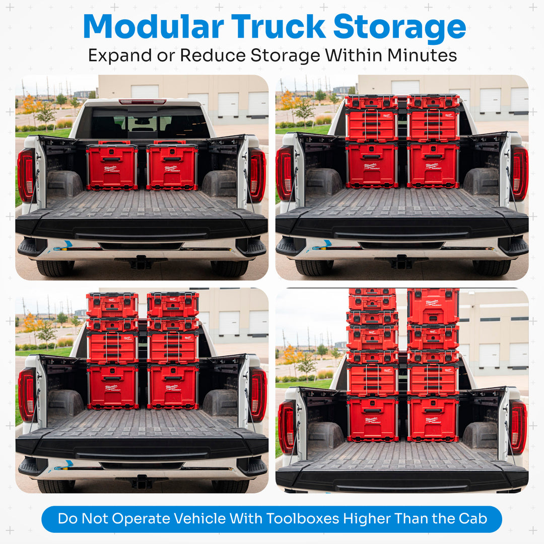 Stack Lock Toolbox System - Ford F150 5.5' Bed (2015+) Bulkhead Bundle