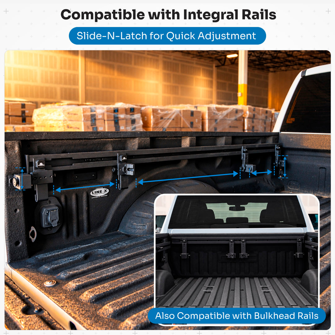 Latch-N-Stow - Stack Lock Toolbox System - Compatible with Integral Rails