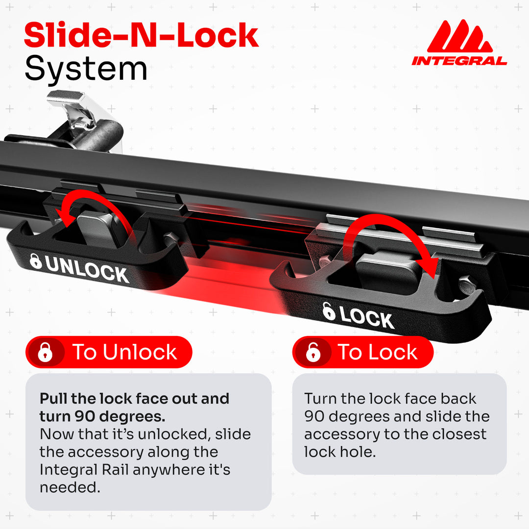 Integral Rails - Bedside Rail System - Chevrolet Silverado & GMC Sierra HD 2020+