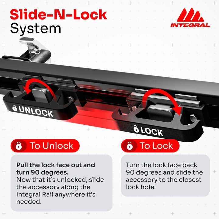 Integral Rails - Bedside Rail System - Chevrolet Silverado & GMC Sierra 1500 2019+