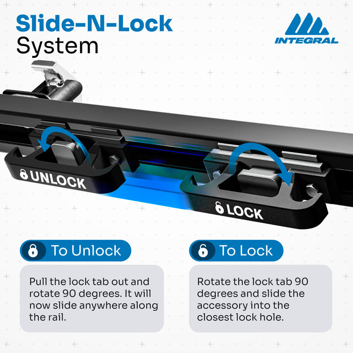 Integral Rails - Bedside Rail System - Chevrolet Silverado & GMC Sierra 1500 2019+