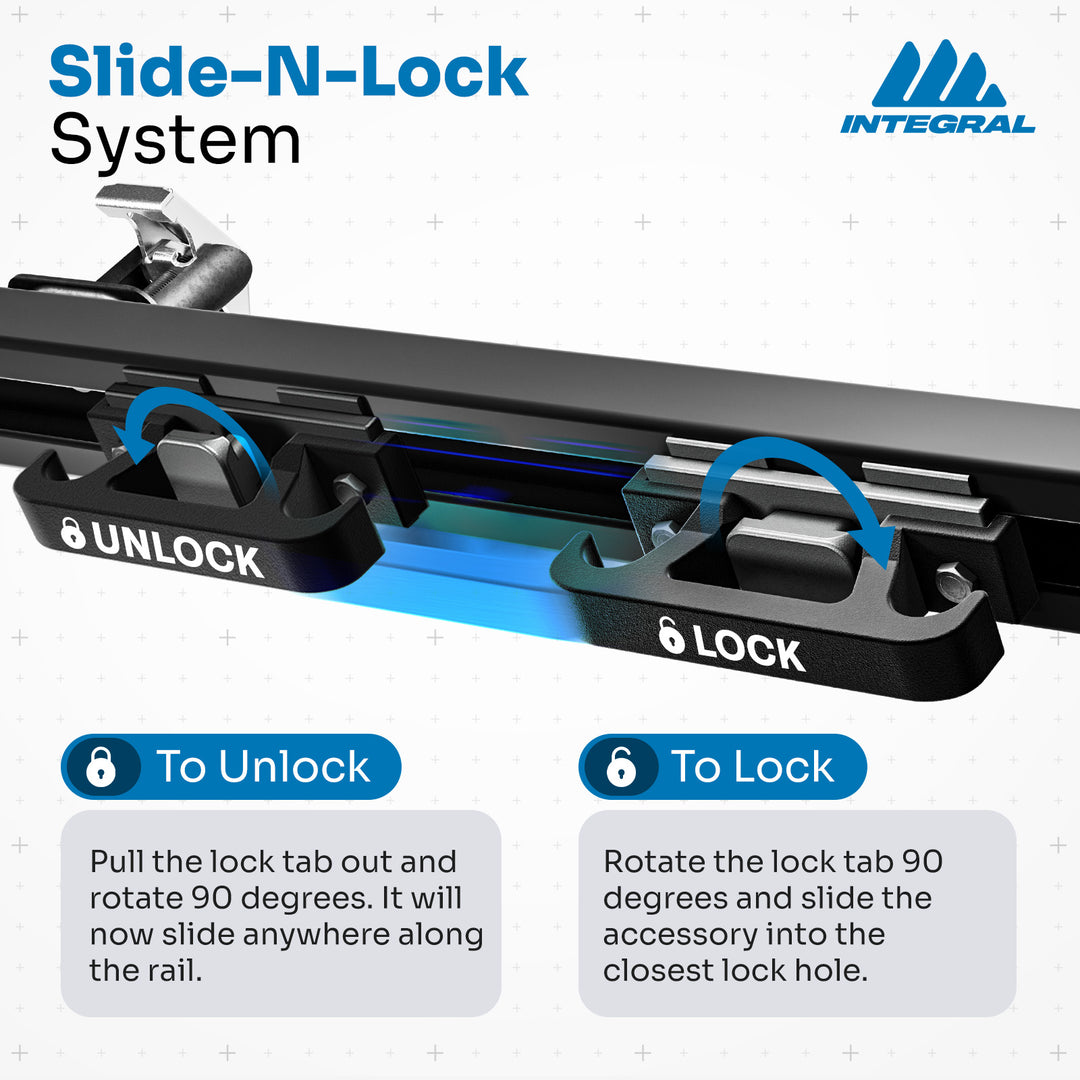 Integral Rails - Bedside Rail System - Chevrolet Colorado & GMC Canyon 2023+