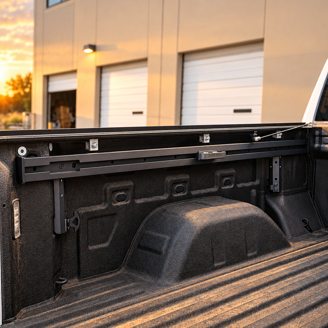 Integral Rails (Full Length) - Bedside Rail System - Chevrolet & GMC 1500 (2019+ 6'6" Bed)