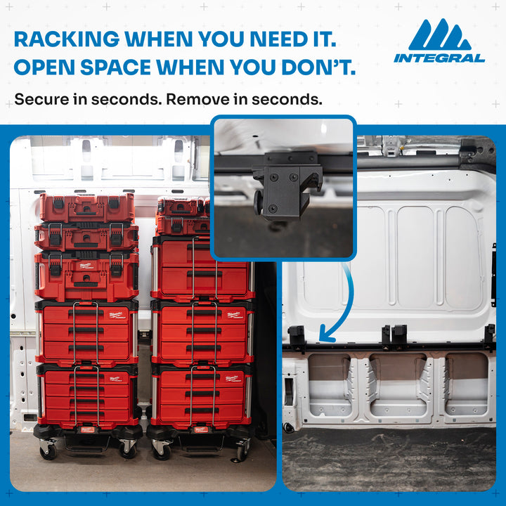 Stack Lock - Integral Rail Kit (Ford Transit Van 2014+)