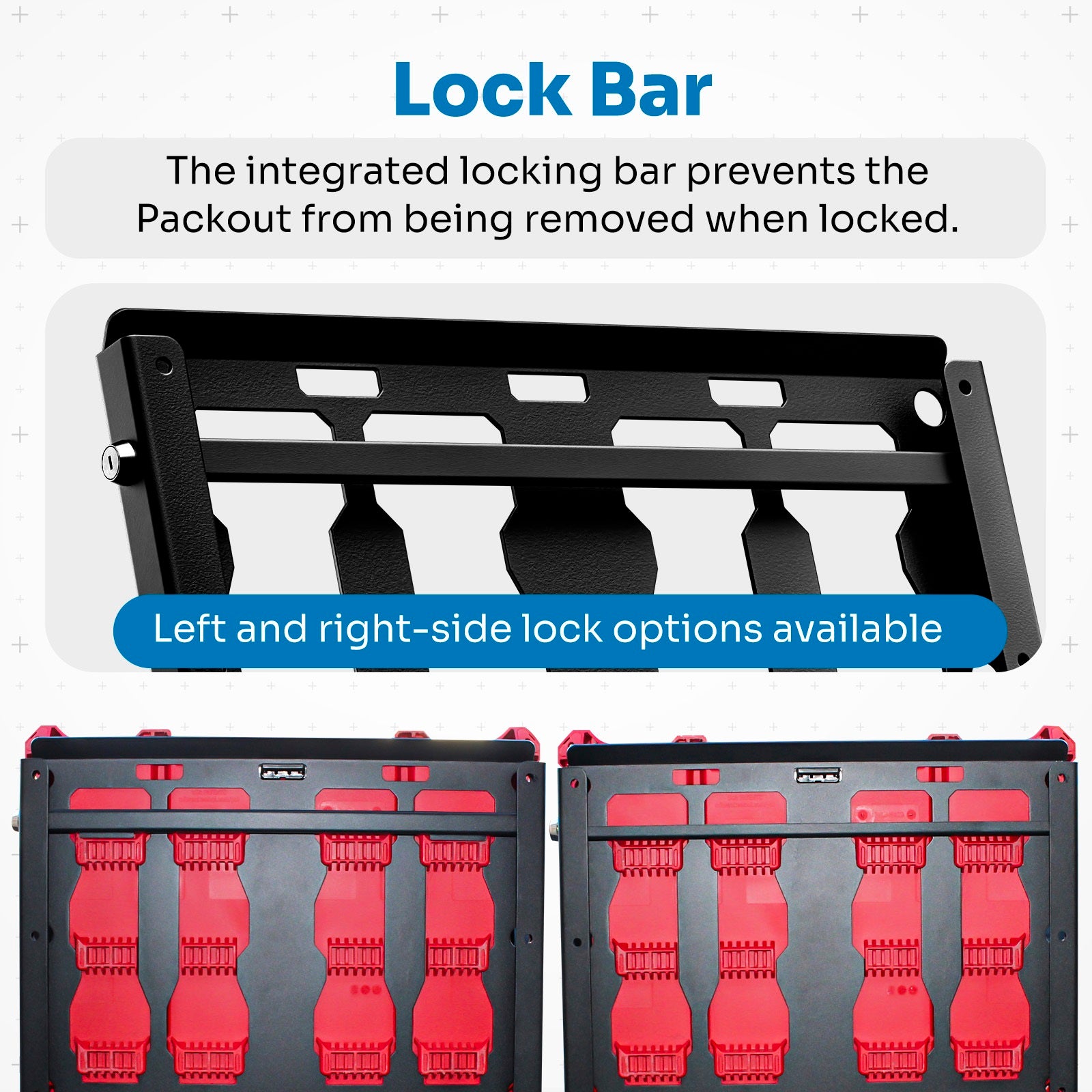 Packout Locking Plate Universal Integral Truck
