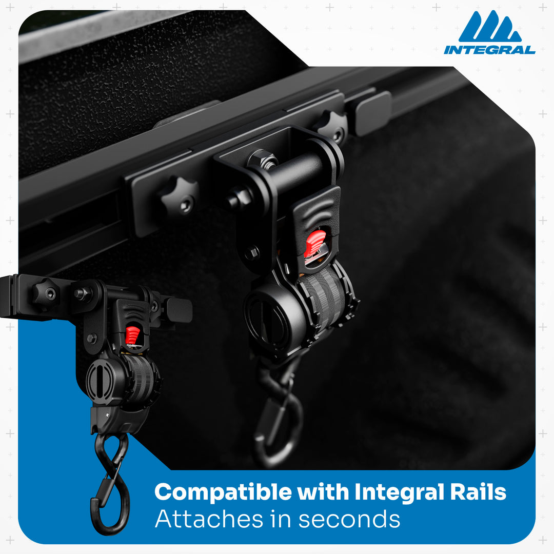 Integral Rails - Bedside Rail System - Chevrolet Silverado & GMC Sierra 2500/3500 (2020+ 6'9" Bed Only)