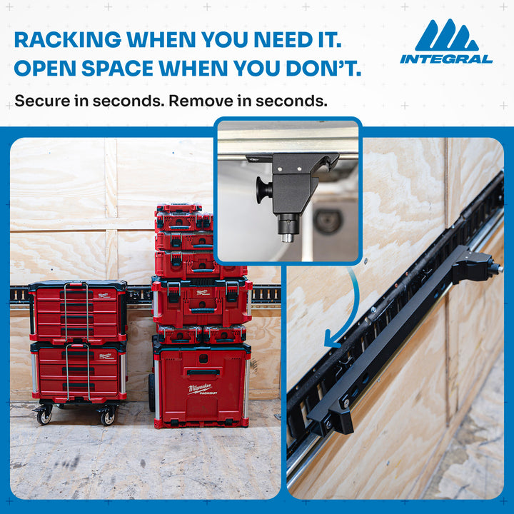 Stack Lock - Mount Compatible with Milwaukee Packout Organizers