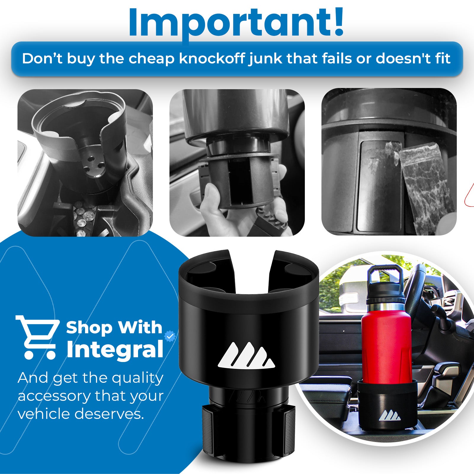 WHAT WE WANT WWW_CUPHOLDER セット ULTIMATE EXPANDER® - Expandable Cup Holder up to 4.0