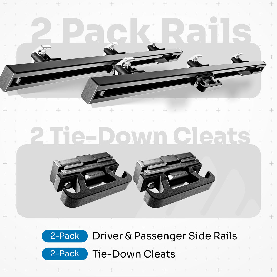 Integral Rails - Bedside Rail System - Chevrolet Colorado & GMC Canyon 2023+