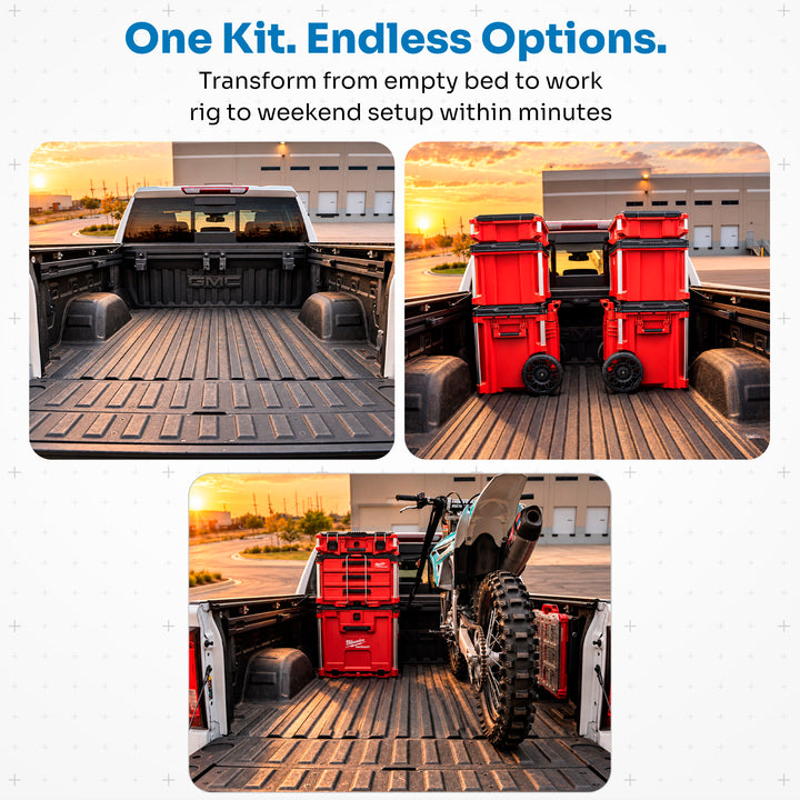 Stack Lock Toolbox System - Compatible with Integral Bulkhead Rails