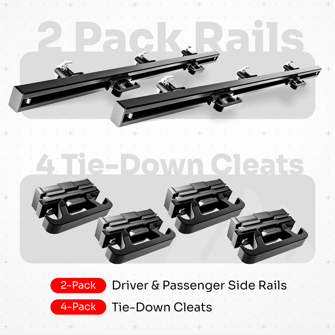 Integral Rails - Bedside Rail System - Chevrolet Silverado & GMC Sierra HD 2020+