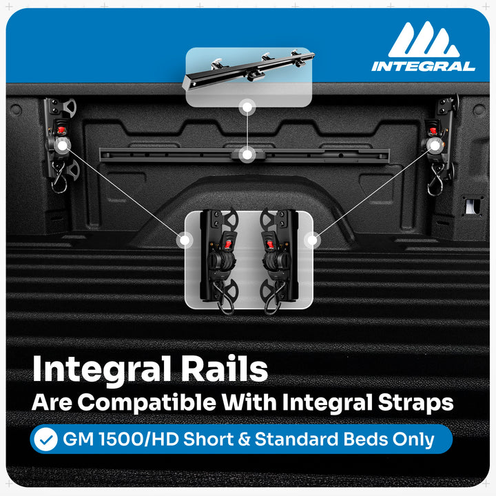 Integral Rails - Bedside Rail System - Chevrolet Silverado & GMC Sierra 1500 (2019+)