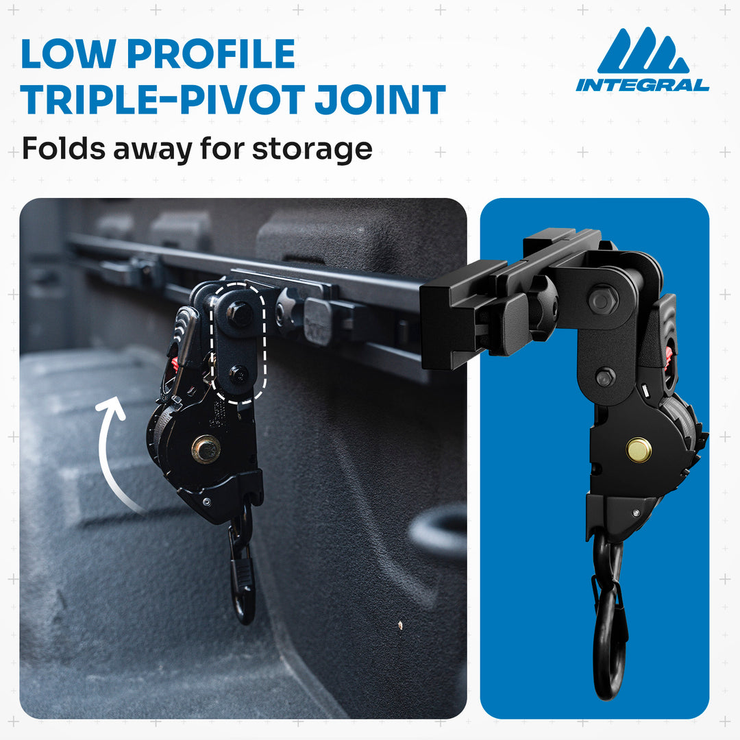 Bulkhead Rail + Swivel Strap Bundle (2 Pack) - Chevrolet & GMC 1500 & HD