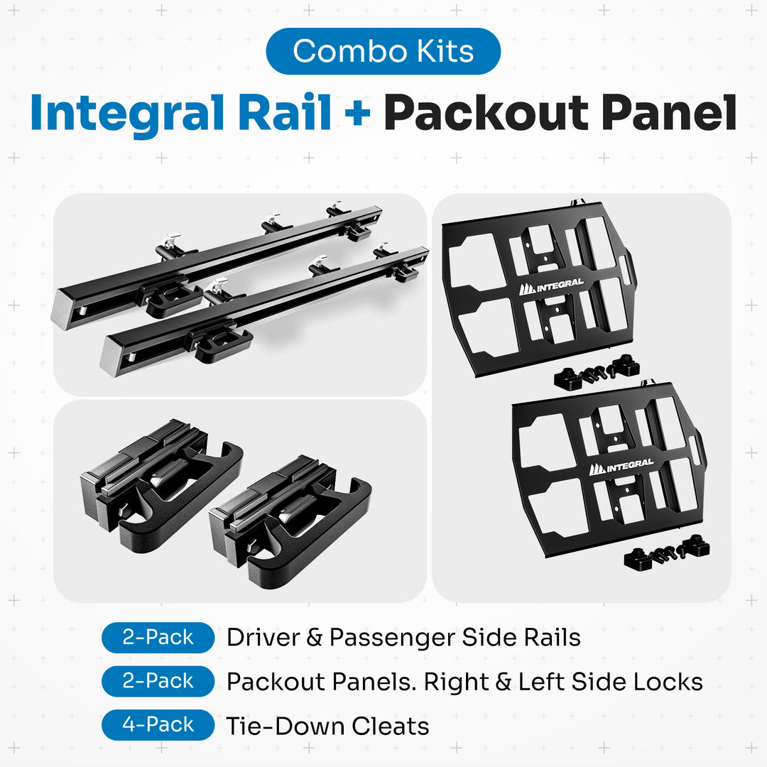 Integral Rails + Packout Panel Kit - Chevrolet Silverado & GMC Sierra 1500 2019+