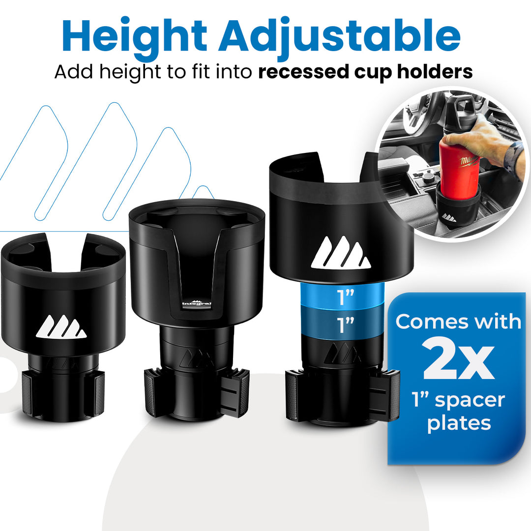 How a car cup holder expander works