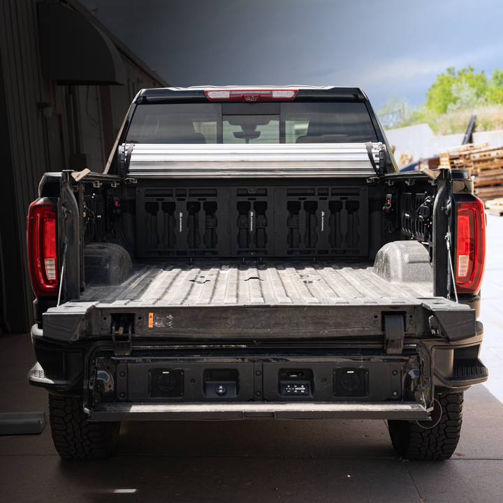 INTEGRAL PANELS TRUCK BED STORAGE SYSTEM