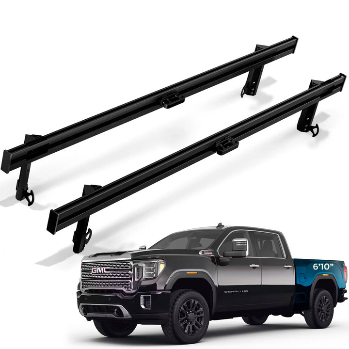 Integral Rails (Full Length) - Bedside Rail System - Chevrolet & GMC 2500/3500 (2020+ 6'10" Bed)