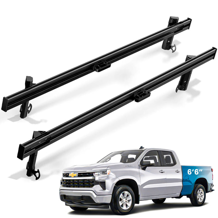 Integral Rails (Full Length) - Bedside Rail System - Chevrolet & GMC 1500 (2019+ 6'6" Bed)