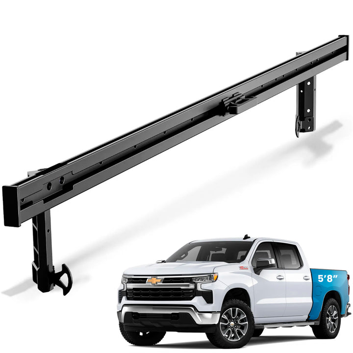 Integral Rails (Full Length) - Bedside Rail System - Chevrolet & GMC 1500 (2019+ 5'8" Bed)
