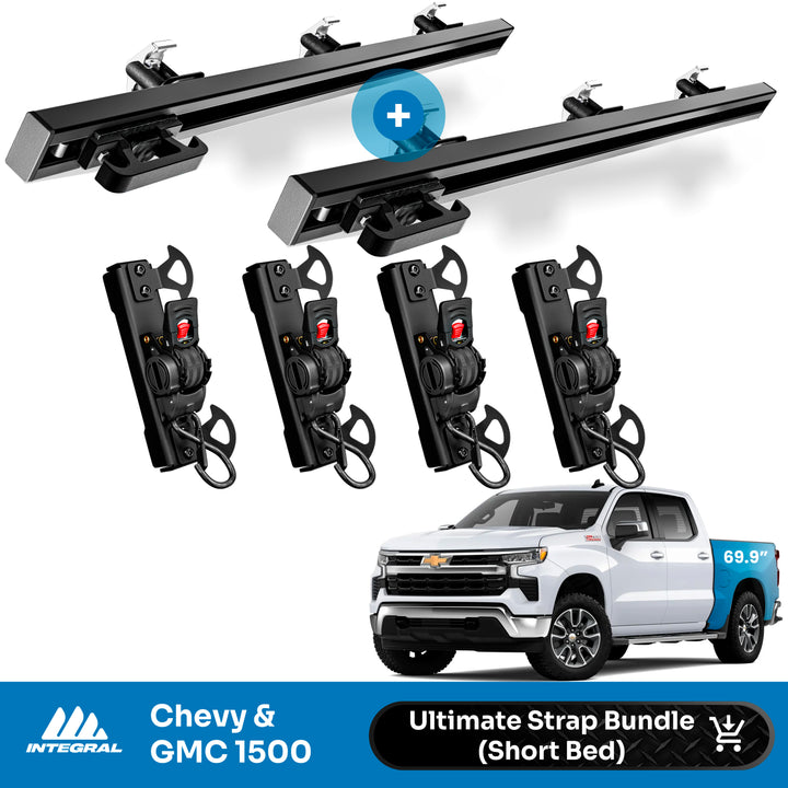 Ultimate Strap Bundle - Chevrolet Silverado & GMC Sierra 1500 (Short Bed 5'7" 2019+)