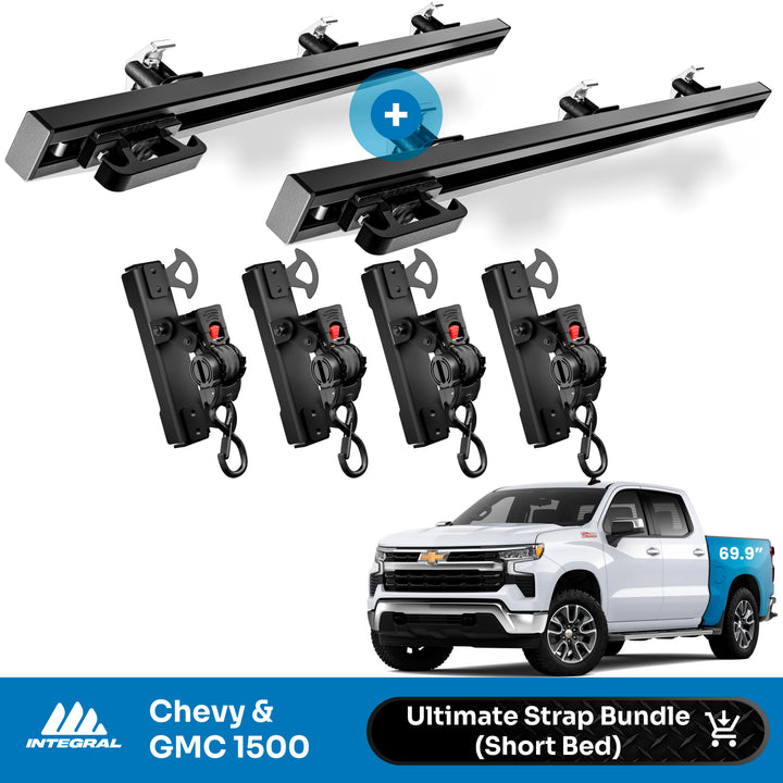 Ultimate Strap Bundle - Chevrolet Silverado & GMC Sierra 1500 (Short Bed 5'8" 2019+)
