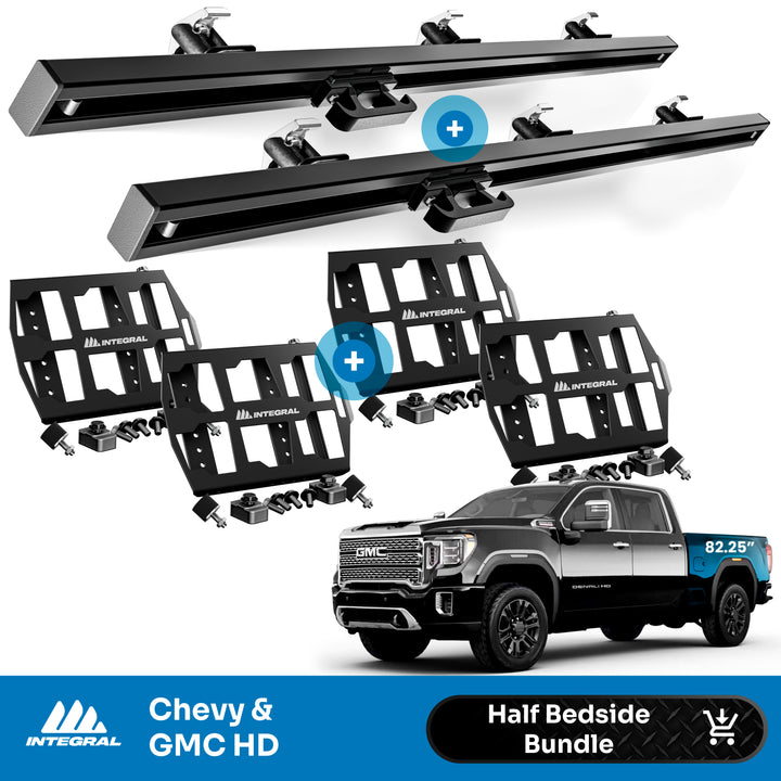 Half Bedside Bundle - Chevrolet Silverado & GMC Sierra HD (Standard Bed 6'9" 2020+)