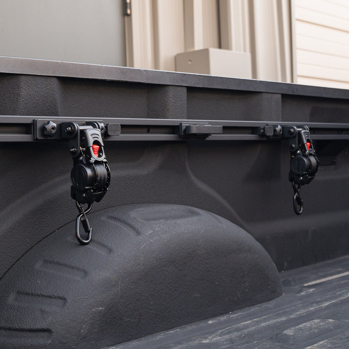 Integral Rail Full Bed Kit + Swivel Strap Bundle - Ford F150 (5.5' Bed)