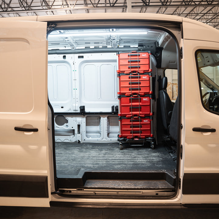 Integral Rail + Stack Lock Bundle - Ford Transit Van (2014+ 148" Wheelbase)