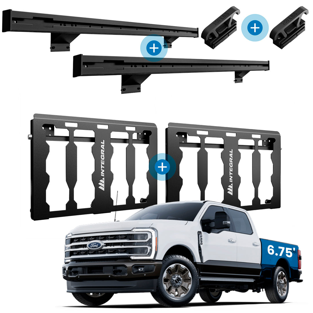 Integral Rail + Full Panel Bundle - Ford Super Duty (6.75' Bed)
