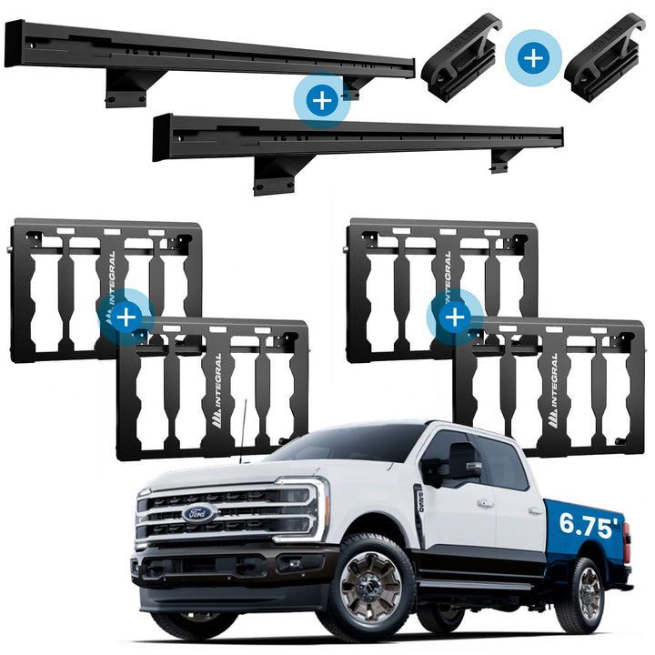 Integral Rail + Double Panel Bundle - Ford Super Duty (6.75' Bed)