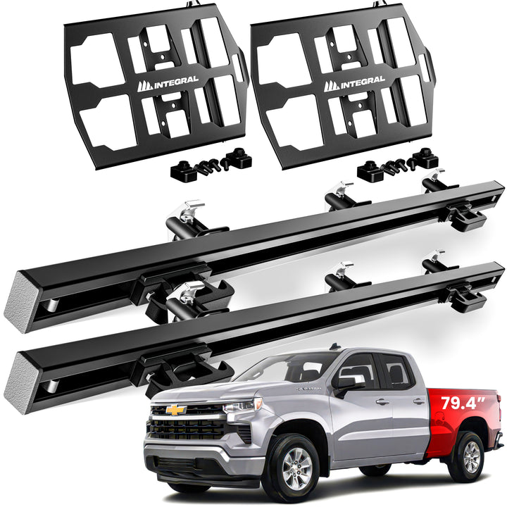 Integral Rails + Packout Panel Kit - Chevrolet Silverado & GMC Sierra 1500 2019+