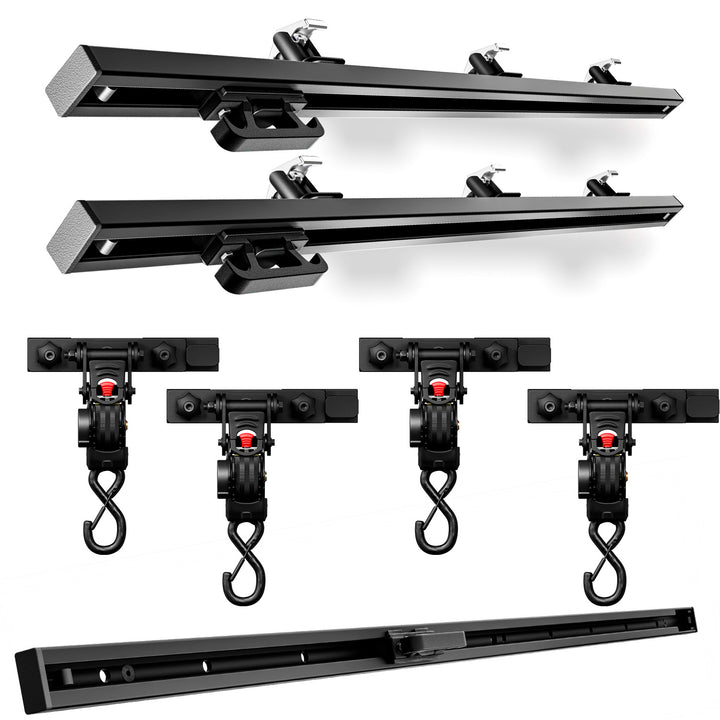 Integral Rail Full Bed Kit + Swivel Strap Bundle - Chevrolet & GMC 1500 (2019+ 6'6" Bed)