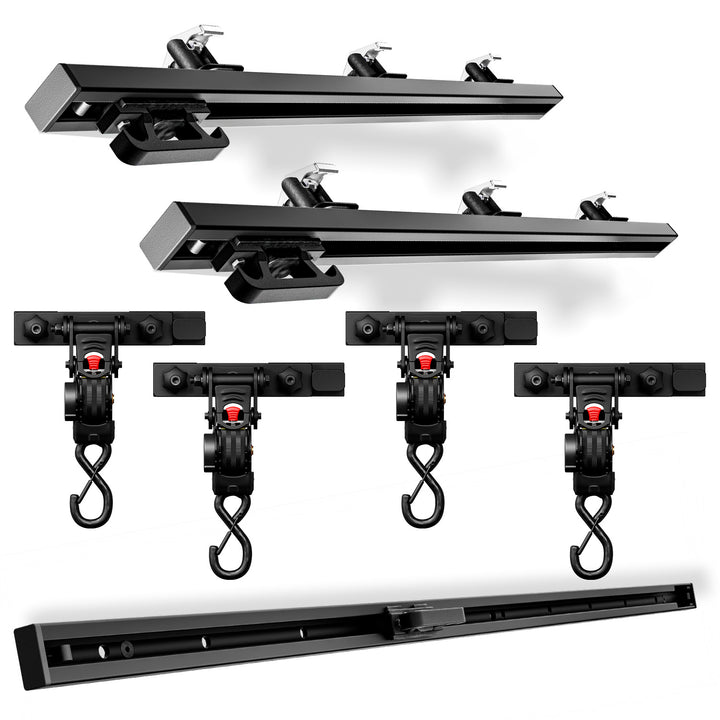 Integral Rail Full Bed Kit + Swivel Strap Bundle - Chevrolet & GMC 1500 (2019+ 5'8" Bed)