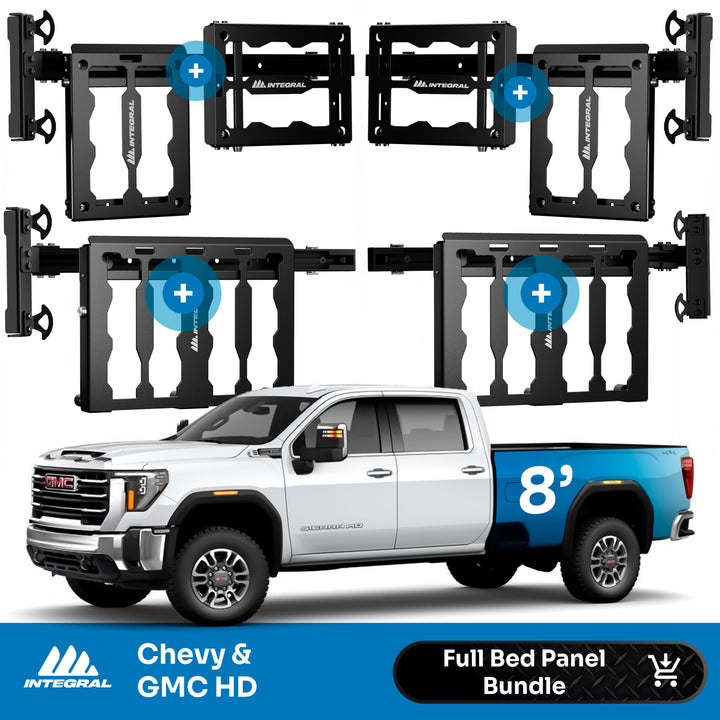 Full Bedside Panel Bundle - GM HD 2020+ (Long Bed 8')
