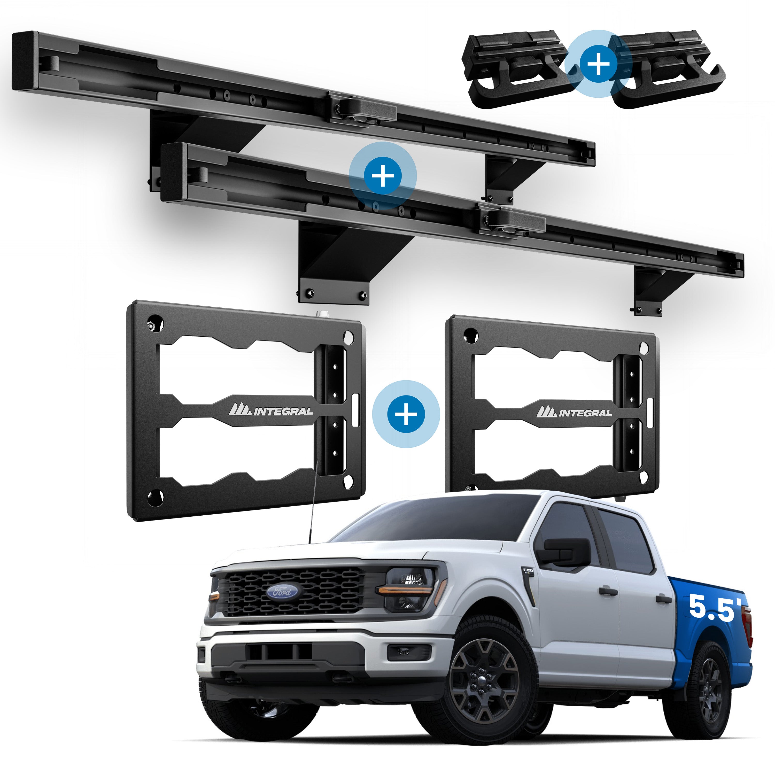 Integral Rail + Half Panel Bundle - Ford F150 & Raptor (5.5' Bed ...