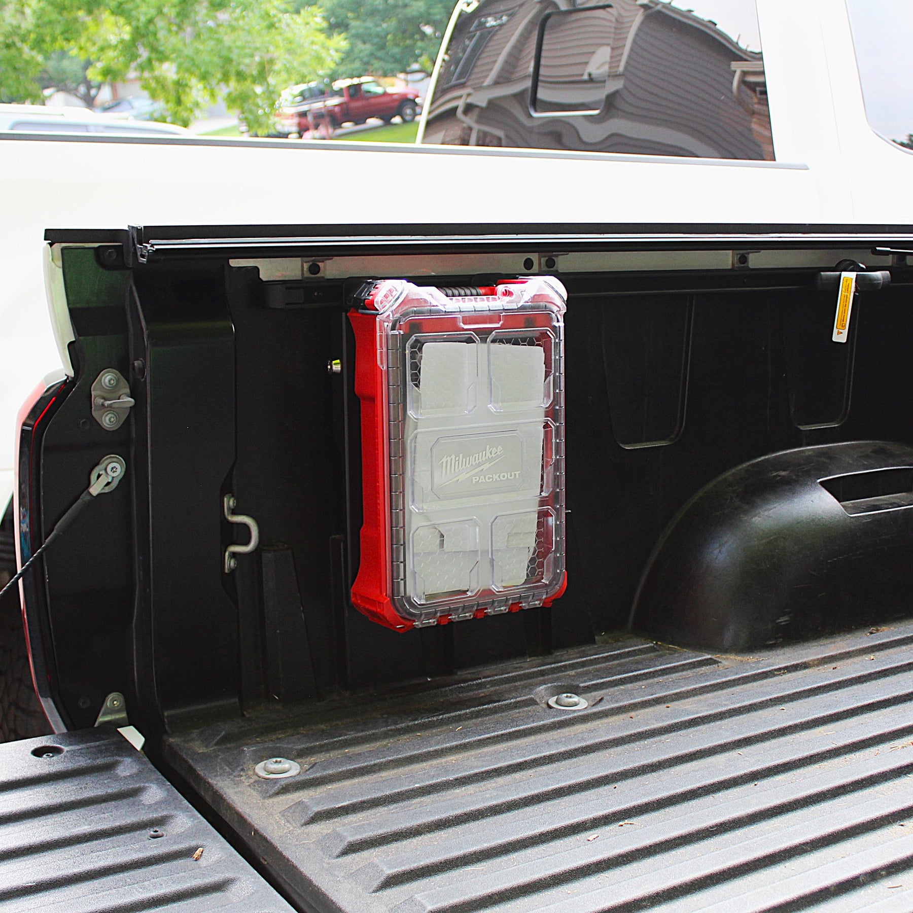 Bedside Packout Panel For Toyota Tundra (2007+) - Mounting Panel For Milwaukee Packout Toolboxes In Truck Bed