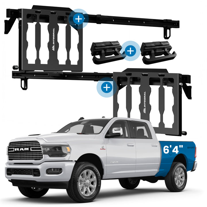 Integral Rail Kit + Panel Kit - RAM 2019+ HD (Standard Bed 6'4")